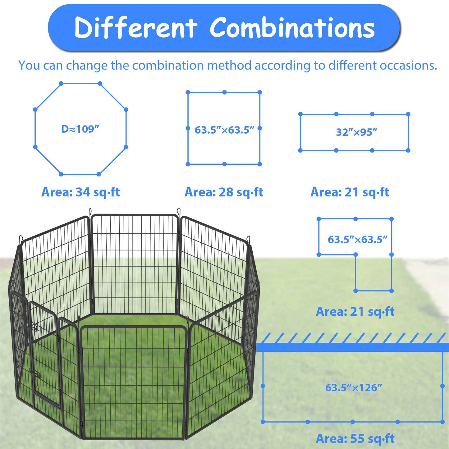 Dog Pens Outdoor Dog Fence Dog Playpen