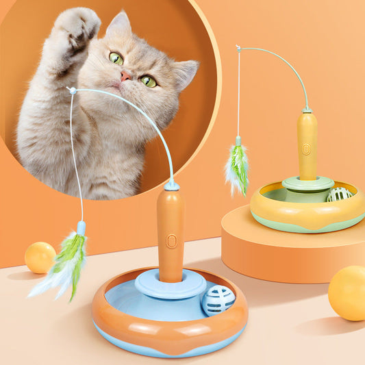 -play Cat Turntable Pets Supplies Cat Toy Toys Cats Items Products